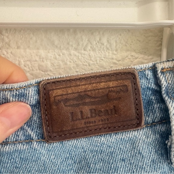 VTG L.L. Bean Women's Size 31 Double L Comfort Waist Cut Off Shorts Y2K Boho - Picture 7 of 9